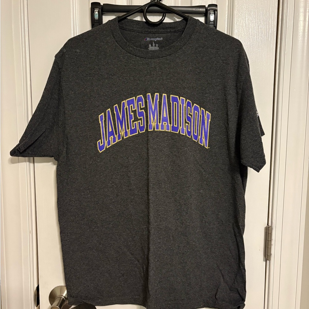 Champion Dark Gray James Madison Men's Tee